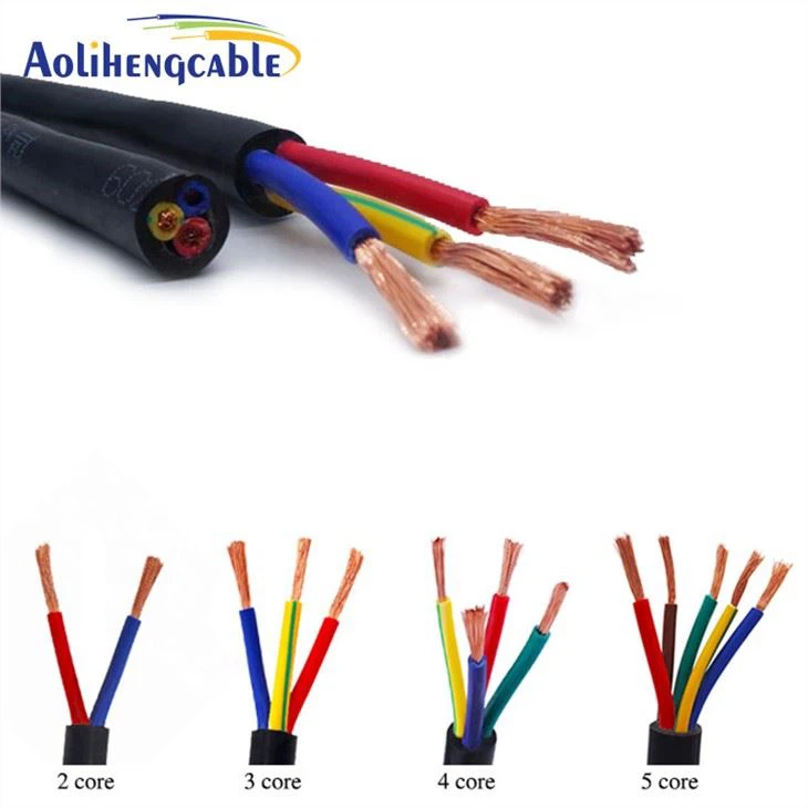 3 cores rvv cable